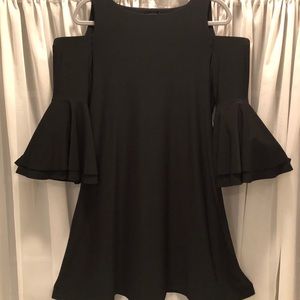 Ralph Lauren Black Cold Shoulder Dress